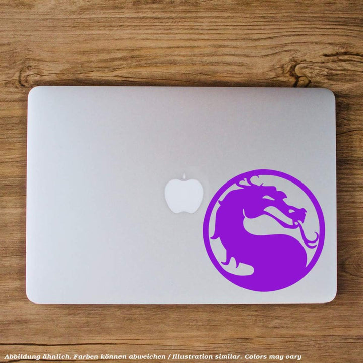 Decus Shop Mortal Kombat XXL 0131 (violett) // Sticker OEM JDM Style Aufkleber violett XXL (ca 60x60