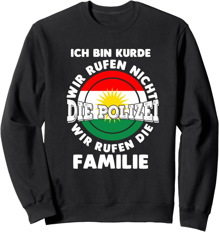 Kurdische Familie Kurdistan Kurdische Flagge Sweatshirt