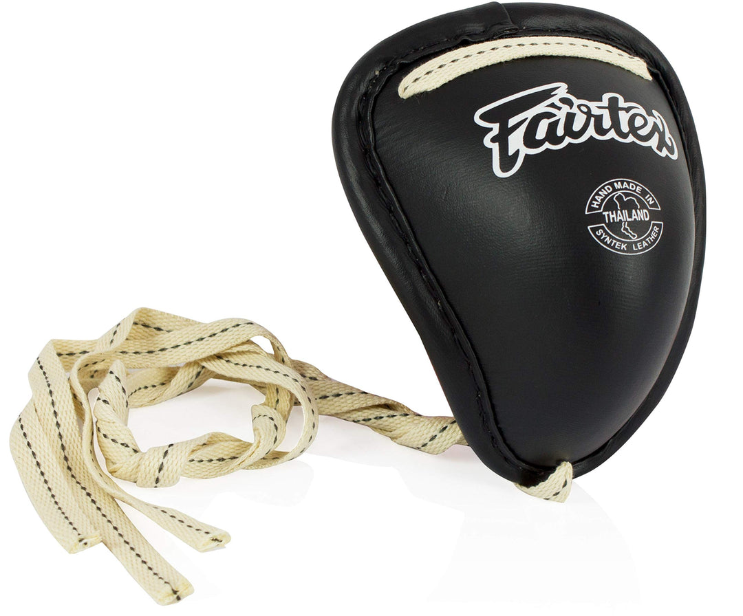 Fairtex GC2 Muay Thai Stahlbecher für Muay Thai, Kickboxen, MMA L Schwarz, L Schwarz