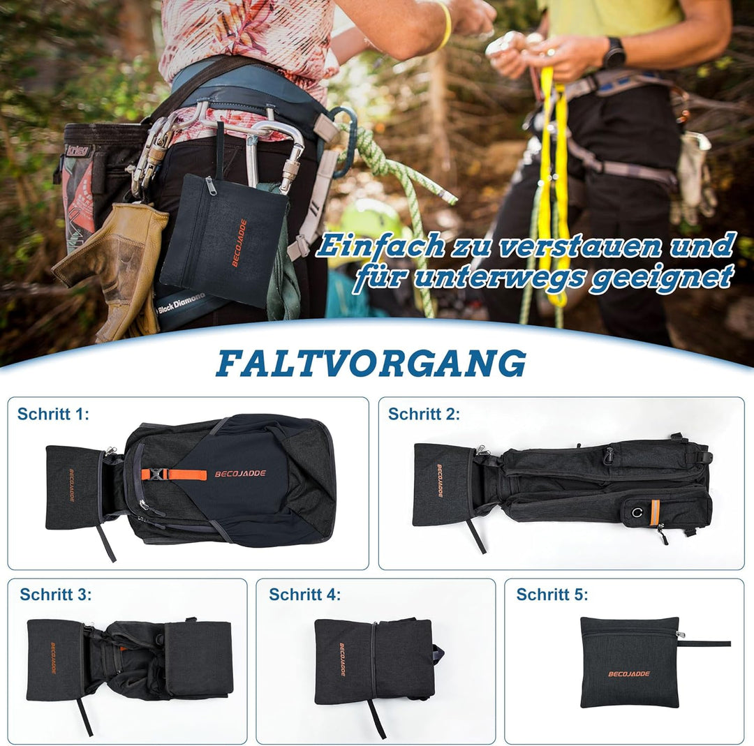 18L Wanderrucksack Herren Kleiner Rucksack Damen Leichter Daypack Tagesrucksack Faltbarer Trekkingru