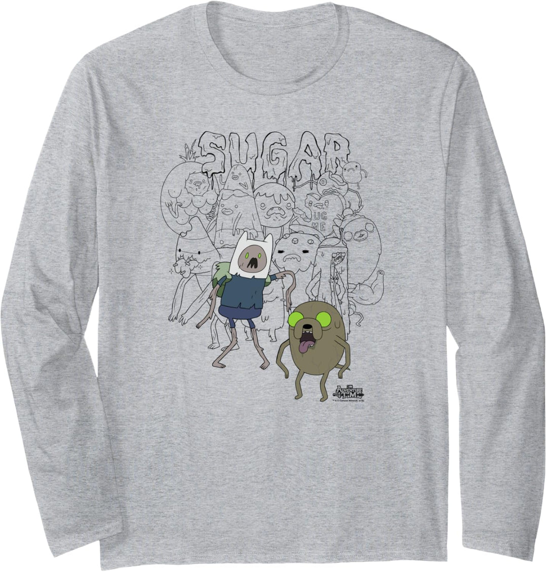 Adventure Time Sugar Zombies Langarmshirt
