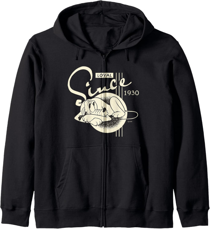 Disney 100 Pluto Loyal Since 1930 Retro Vintage D100 Kapuzenjacke