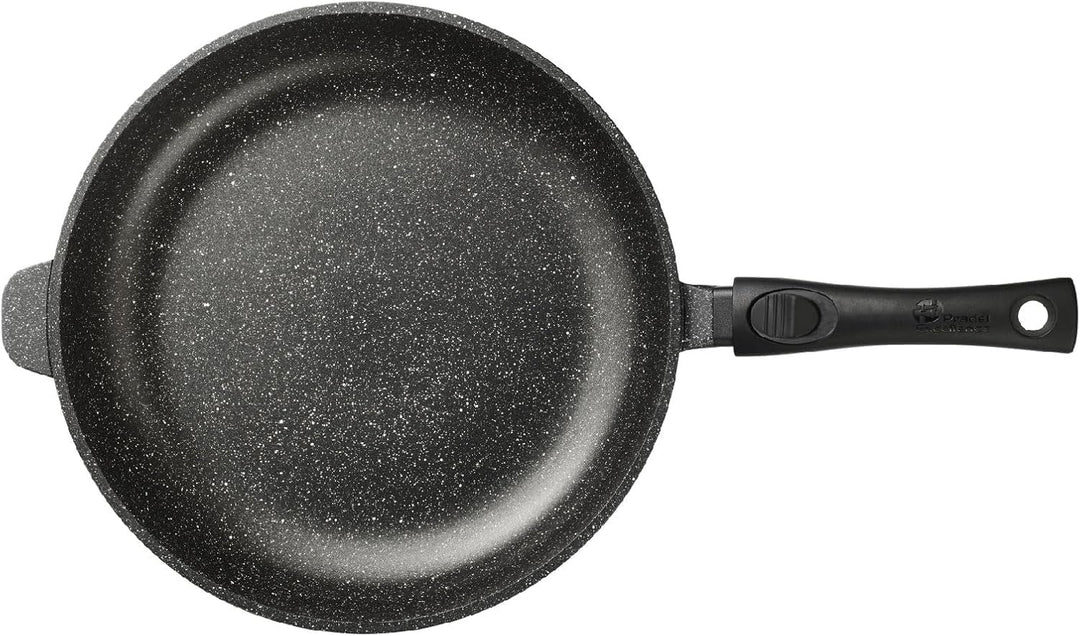 Pradel Excellence, PCUI001017, Premium Schmortopf aus Aluminiumguss Ø32cm, Glasdeckel, Antihaftbesch