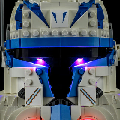 BRIKSMAX 75349 Led Licht für Lego Captain Rex Helm - Compatible with Lego Star Wars Bausteinen Model