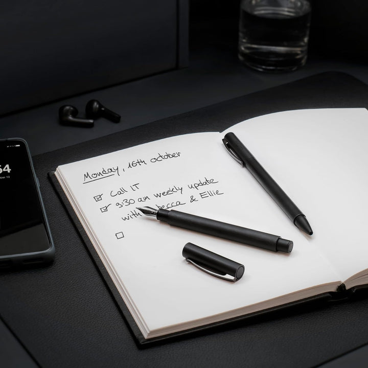 Faber-Castell Tintenroller Ambition All Black Limited Edition kugelschreiber, kugelschreiber