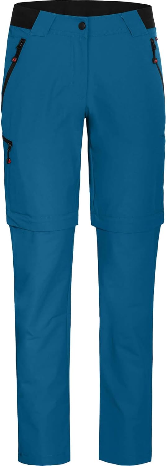 Bergson Damen Zipp-Off Hose VIDAA Comfort - Bermuda Zipp Off - leicht - bielastisch - bequem - strap