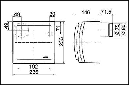 Maico Ventilator ER-APB 100 VZ Ventilator für innenliegende Bäder und Küchen 4012799841777