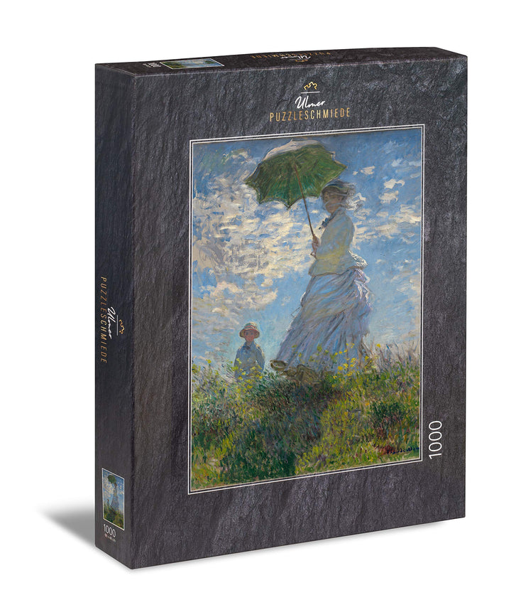 Ulmer Puzzleschmiede - Puzzle Claude Monet, Spaziergang - Gemälde & Kunst als klassisches 1000 Teile