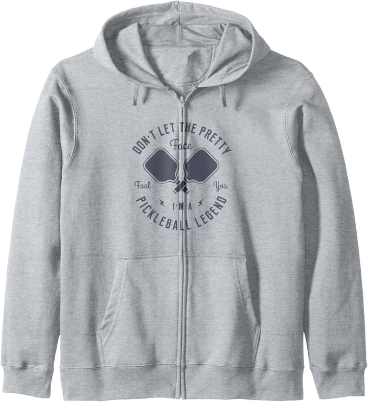 Pickleball-Legende Ironic Pickleball-Spieler Kapuzenjacke