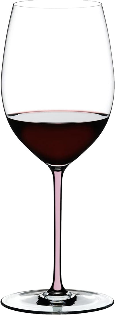 Riedel Fatto A Mano Cabernet Weinglas, einzelner Stiel, rosa, Cabernet