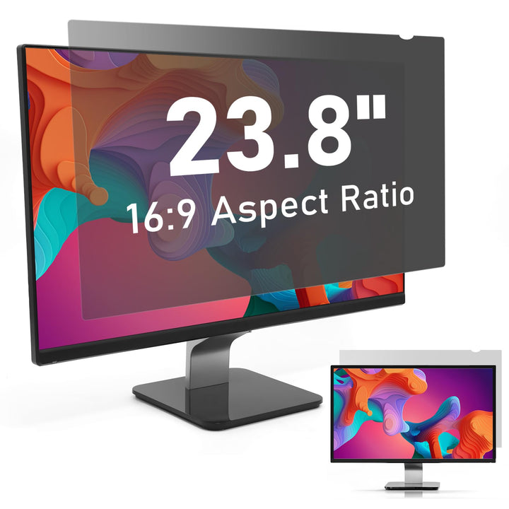SOPPY Blickschutzfilter, 23,8 Zoll Monitor Blickschutzfolie, Monitor Screen Filter Datenschutz Bilds
