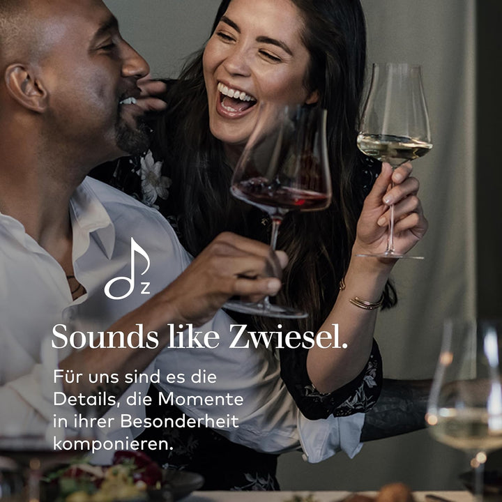 Zwiesel Glas Dekanter Vivid Senses, handgefertigte vielseitig einsetzbare Glas-Karaffe, robustes Tri