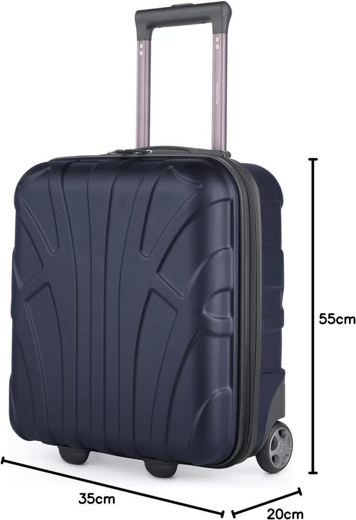 suitline Handgepäck Hartschalen-Koffer Koffer Trolley Rollkoffer Reisekoffer, TSA, 55 cm, ca. 34 Lit