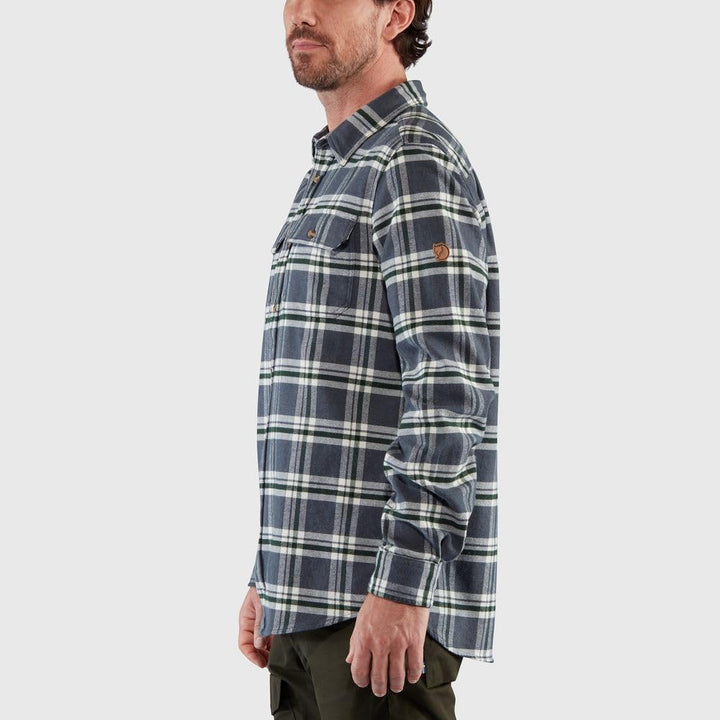 Fjällräven Herren Övik Heavy Flannel Shirt M Langarm-Hemd S Rot, S Rot