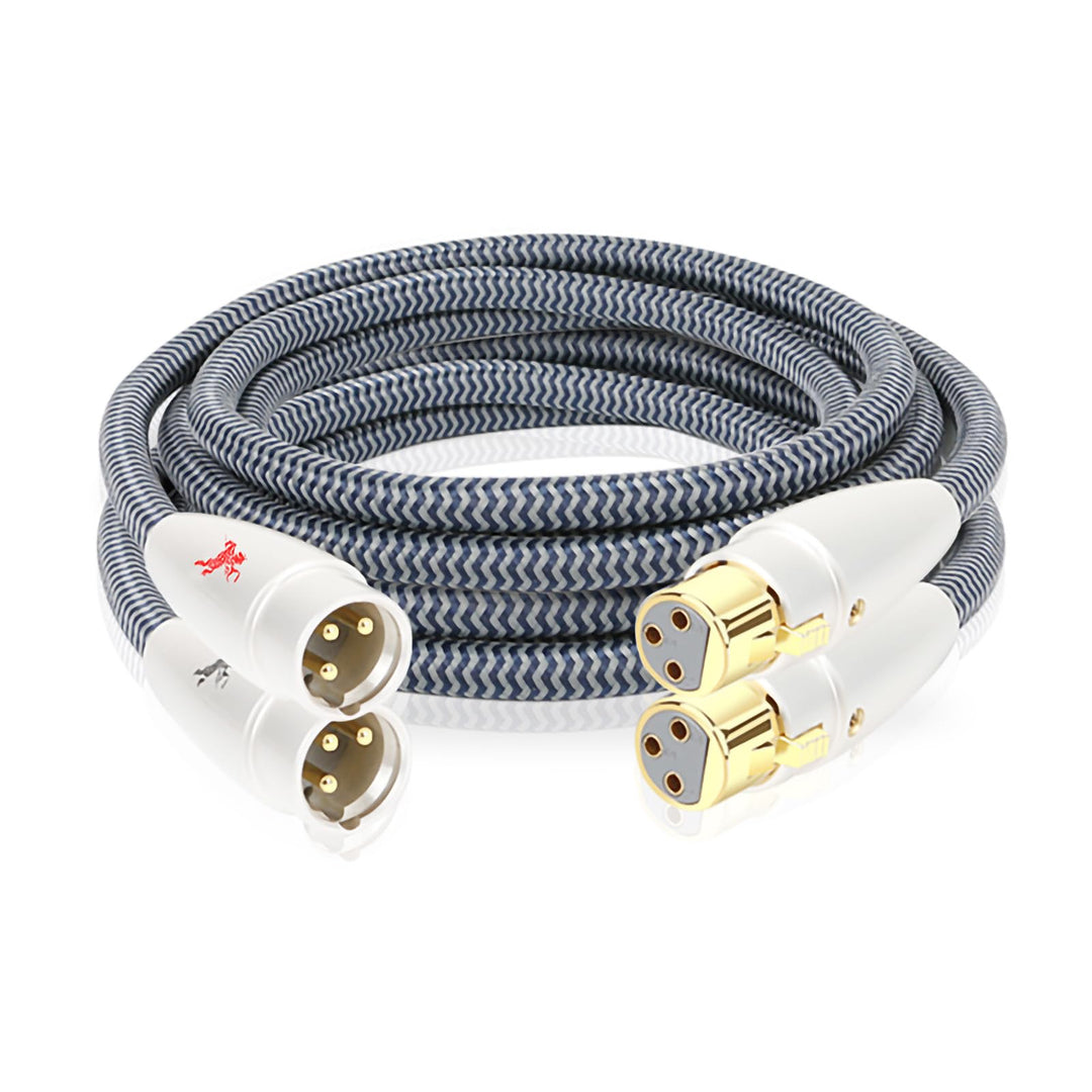 Impeto Hi-End-Audiophile XLR Kabel,hifi Mikrofonkabel, 3-Pin XLR Stecker auf Buchse Mikrofonkabel fü