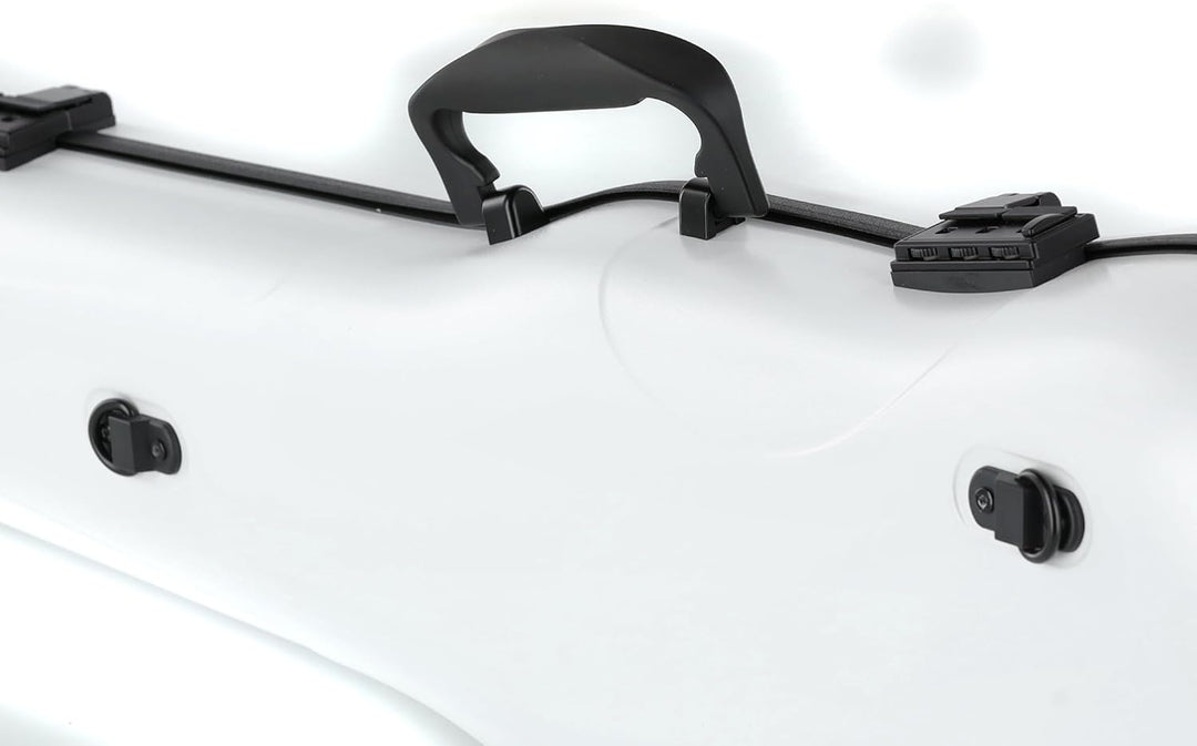 GEWA Violinformetui AIR 1.7 weiss matt / schwarz Made in Germany ohne zusätzlichen Seitengriff Weiss
