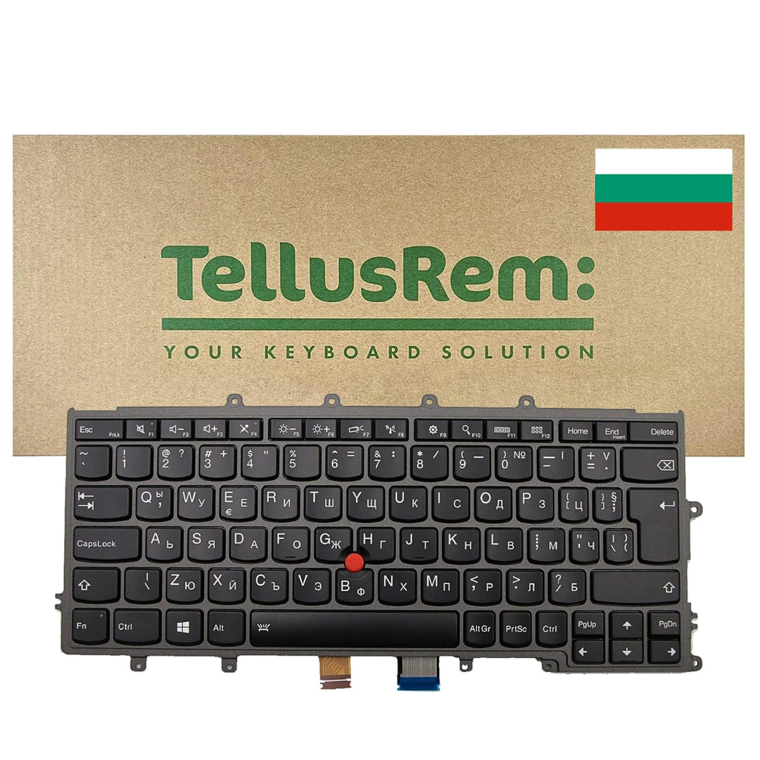 TellusRem ersatztastatur Bulgarisch Hintergrundbeleuchtung für Lenovo Thinkpad X230s X240 X240S X240