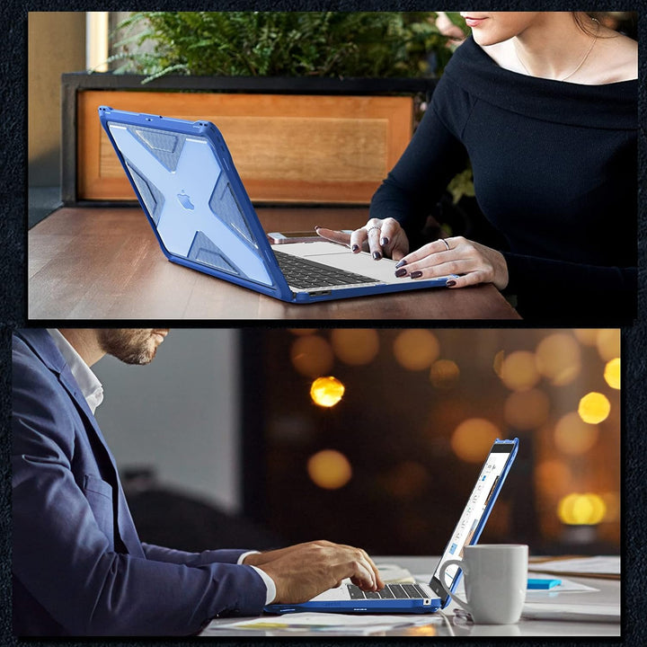 Fintie Hülle kompatibel mit MacBook Air 13 (2018-2020 Version) A2337(M1)/A2179/A1932, Ganzkörper-Rug