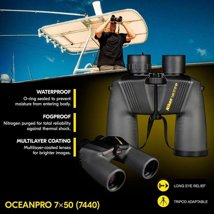 Nikon 7X50 CF WP Oceanpro Ohne Kompass, Ohne Kompass