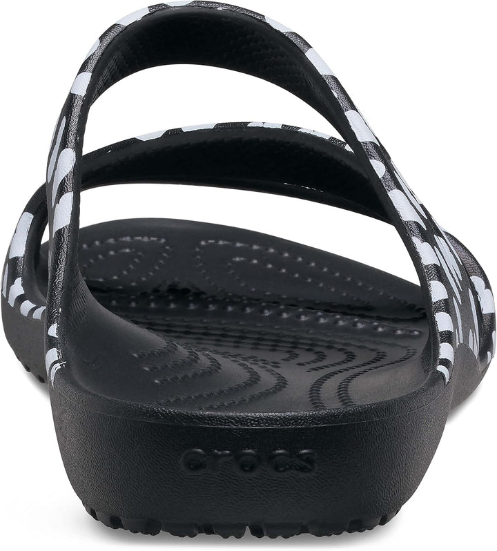 Crocs Damen Kadee Ii W Sandalen 36/37 EU Black White, 36/37 EU Black White