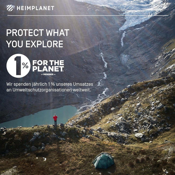 HEIMPLANET Original | Transit Line Sling Pocket | Wasserfeste Hüfttasche aus hochwertigem DYECOSHELL