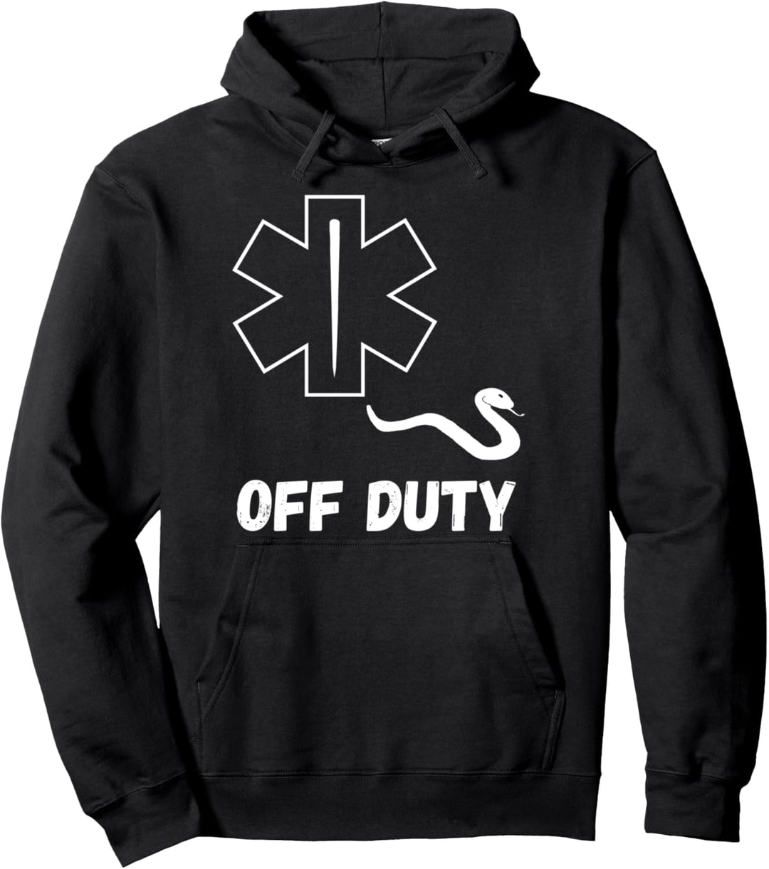 Sanitäter Off Duty Ausser Dienst Rettungsdienst Ambulanz Pullover Hoodie