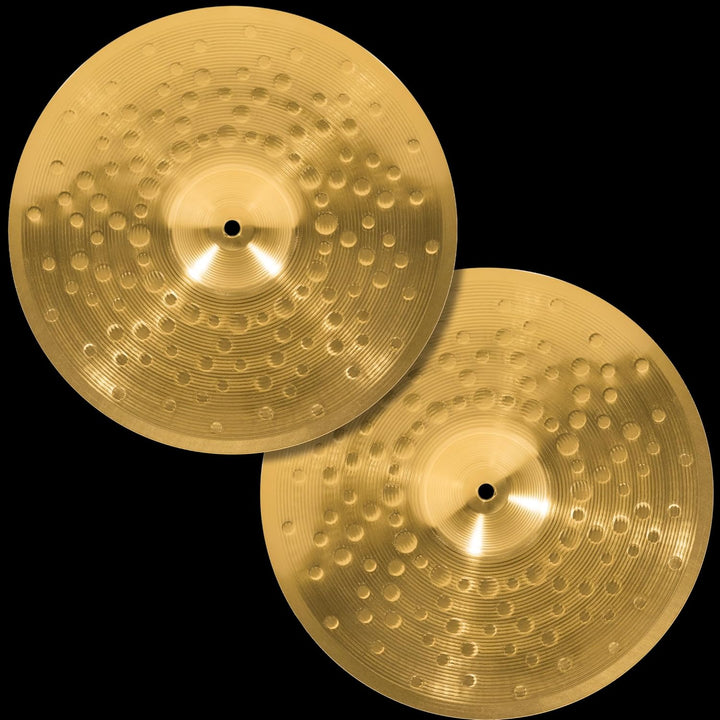 Meinl Cymbals HCS Hihat 14 Zoll (Video) Schlagzeug Becken – Paar – (35,56cm) Messing, Traditionelles