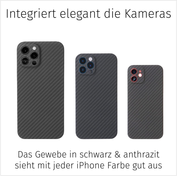 FILONO Ultradünne Hülle für iPhone 12 Mini aus Aramidfasern iPhone 12 Mini ARAMID Case, iPhone 12 Mi