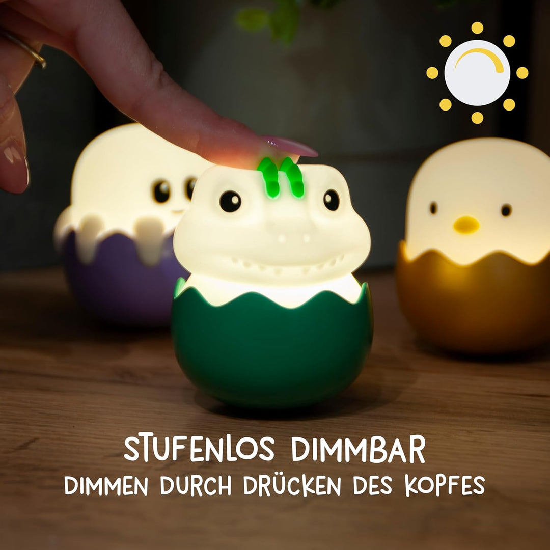 MegaLight Blind Box Mini Nachtlichter für Kinder 5er Pack | Mystery Box | Pinky Flamingo + 4 aus 9 p