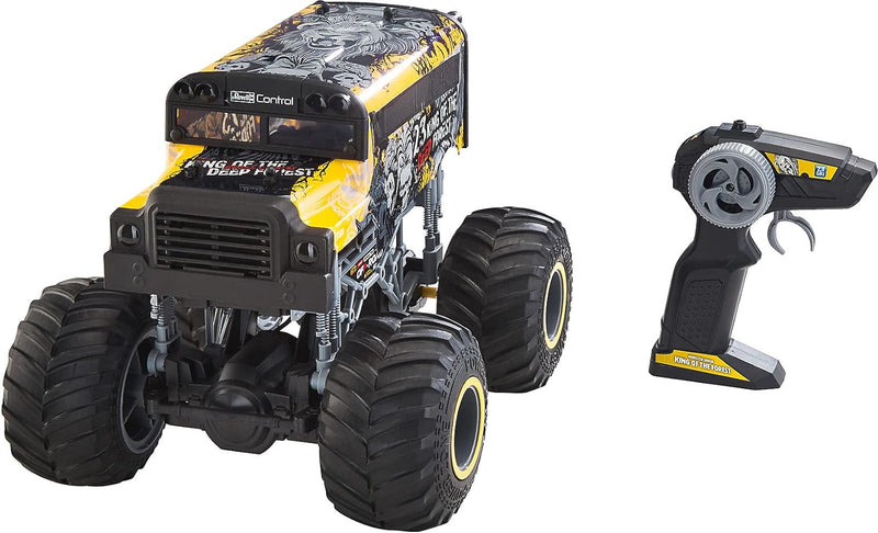 Revell 24557 King of The Forest Gelb-Schwarz 1:16 RC Modellauto Elektro Monstertruck RTR 2,4GHz Schu