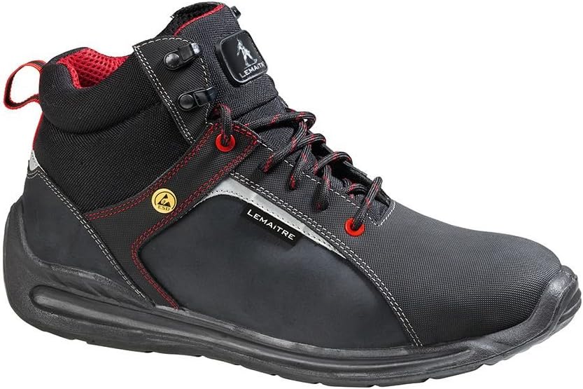 Lemaitre SUHIS30NR38 SUPER X HIGH S3 ESD Sicherheitsschuhe, Schwarz, Grösse 38 38 EU, 38 EU