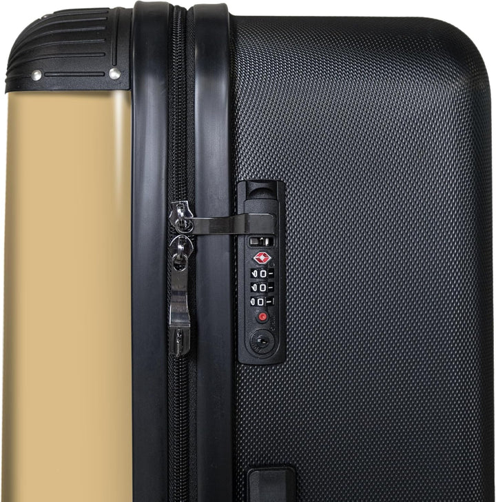 Koffer XL Gross 77x51.5x28 cm Reisekoffer mit Rollen Leicht Trolley grosser Hartschalenkoffer Rollko