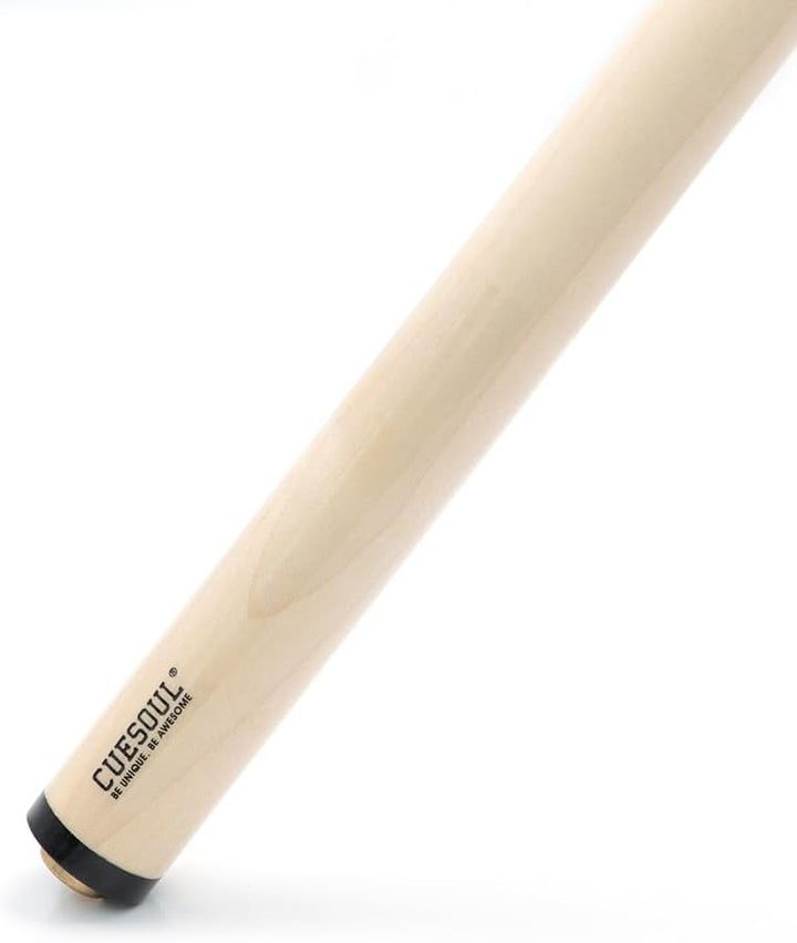 DHOLE CUESOUL 58 "2 Piece Maple Billiard Queue 19 Unzen nur Schiene 12.5mm, nur Schiene 12.5mm