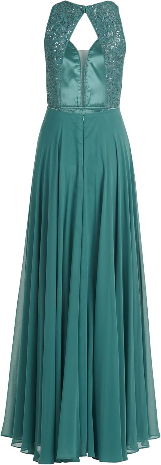 Vera Mont Damen Kleid 34 Smoky Teal, 34 Smoky Teal