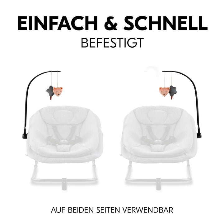 hauck Spielbogen für Highchair Bouncer Babywippe (nicht mit anderen Modellen kompatibel), mit Quiets