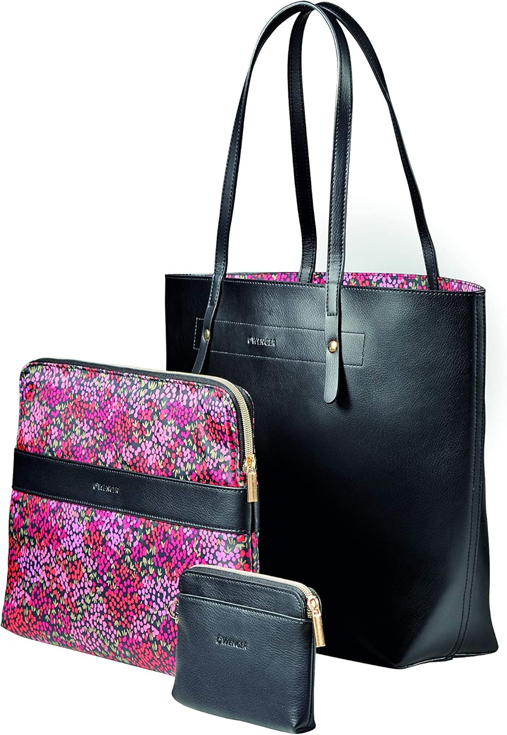 WENGER 604807 MarieSol 4-in-1 doppelseitige Tragetasche mit entfernbarer 14” Laptop Hülle (20 Liter)
