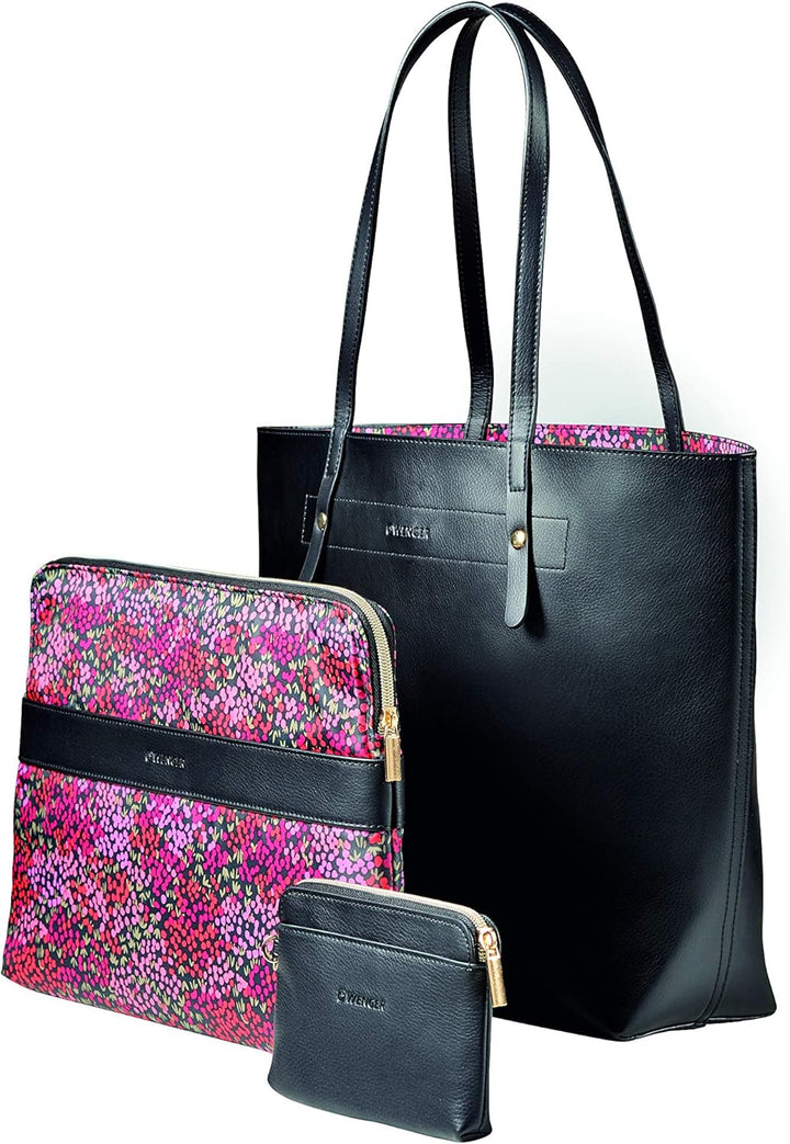WENGER 604807 MarieSol 4-in-1 doppelseitige Tragetasche mit entfernbarer 14” Laptop Hülle (20 Liter)