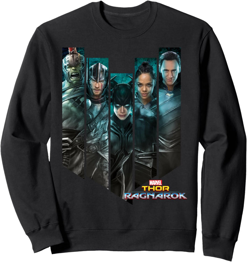 Marvel Thor Ragnarok Group Shot Panels Sweatshirt