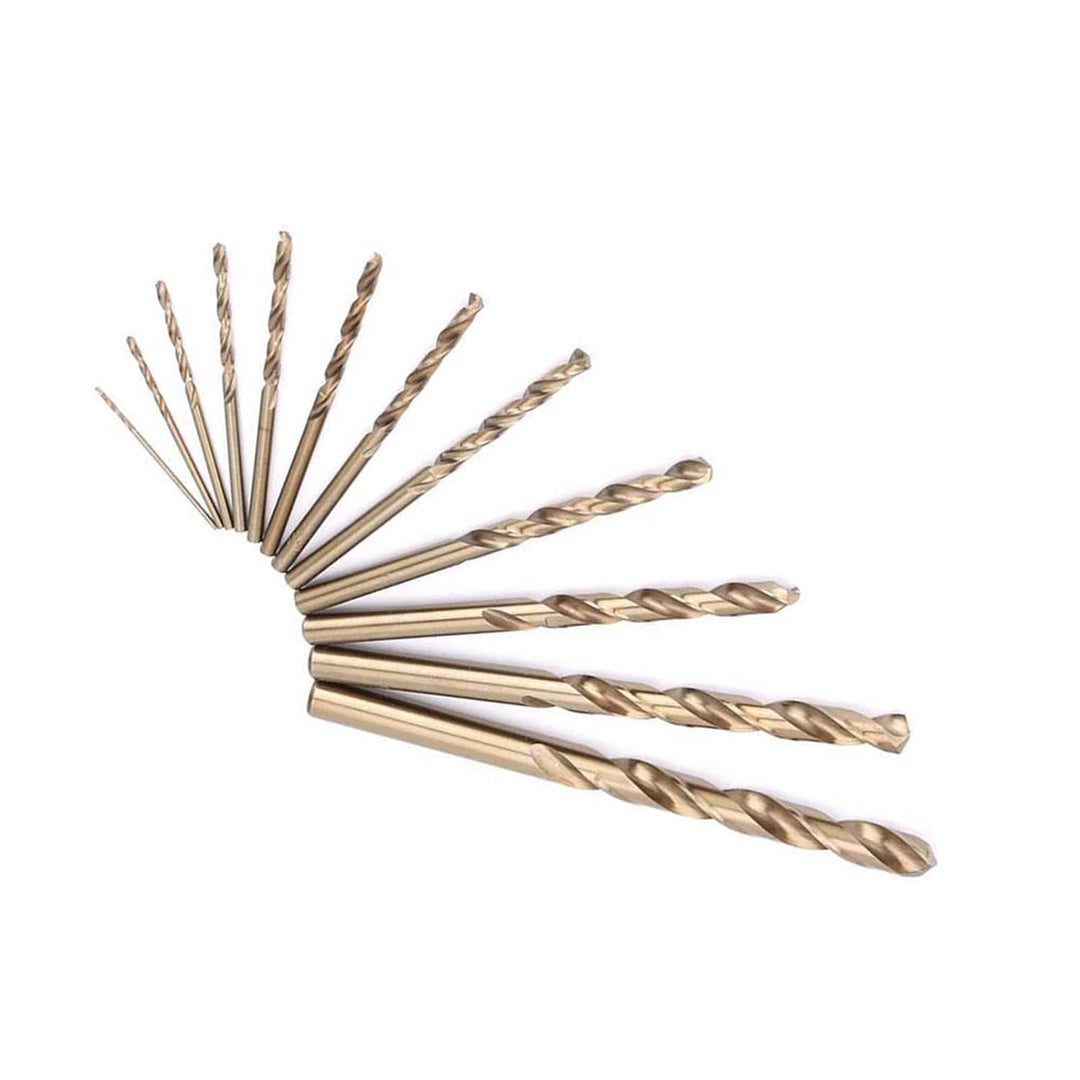 74 Stück Hochgeschwindigkeitsstahl M35 Kobalt-Spiralbohrer Set Spiralbohrer Set Verbrauchsmaterial B