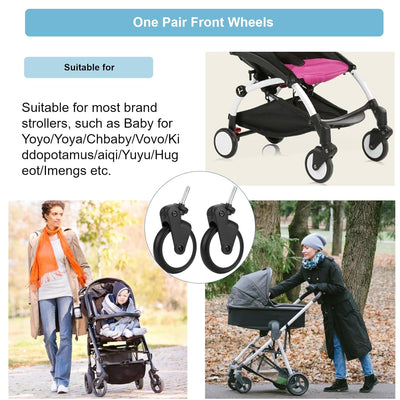 Kinderwagenräder, Gummiräder Zubehör Kinderwagenräder Ersatz Universal Kinderwagen Ersatz Lenkrollen