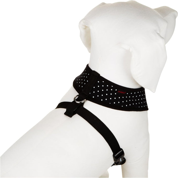 Puppia Dotty Hundegeschirr, Überkopf, kein Ziehen, kein Würgen, Training, verstellbar für kleine und