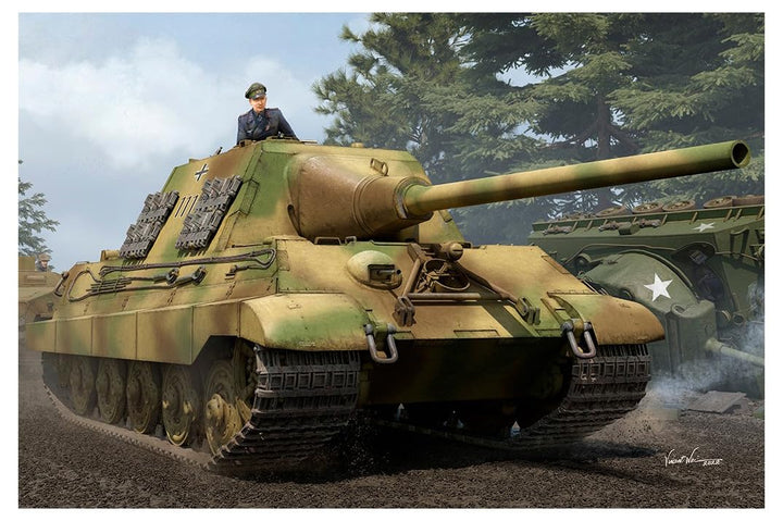 HobbyBoss 84562 1/35 Sd.Kfz.186 Jagdtiger, Henschel Modellbausatz, Mehrfarbig