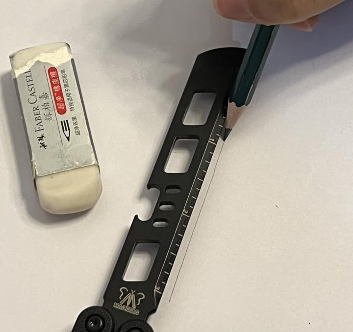 MARCOLO Comet Effective Bushing System 6061 Aluminum Integral Channel Handle with Ruler and Replacea