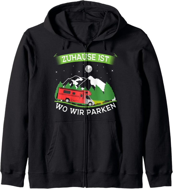 Campen Wohnmobil T-Shirt Natur und Reisen Reisemobil Camper Kapuzenjacke