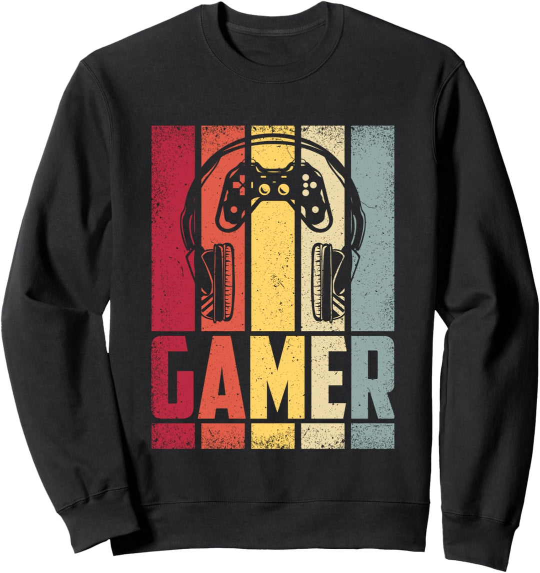 Videospiel-Player für Jungen Teens Männer | Vintage Sweatshirt