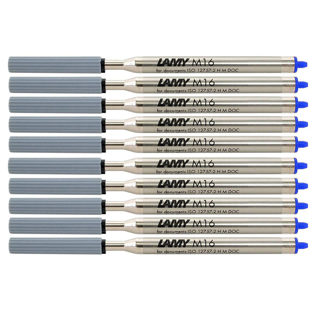 Lamy M16 Kugelschreiber-Grossraummine, Strichbreite: F (10er Pack, Blau)