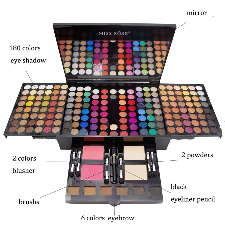FantasyDay Make-up Geschenkset Multifunktions Kosmetik Makeup Paletten mit Lidschatten Palette, Lipp