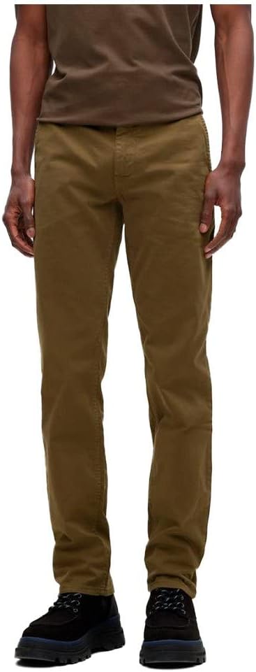 BOSS Herren Schino-Slim D Trousers Flat Packed 31W / 32L Dark Green308, 31W / 32L Dark Green308
