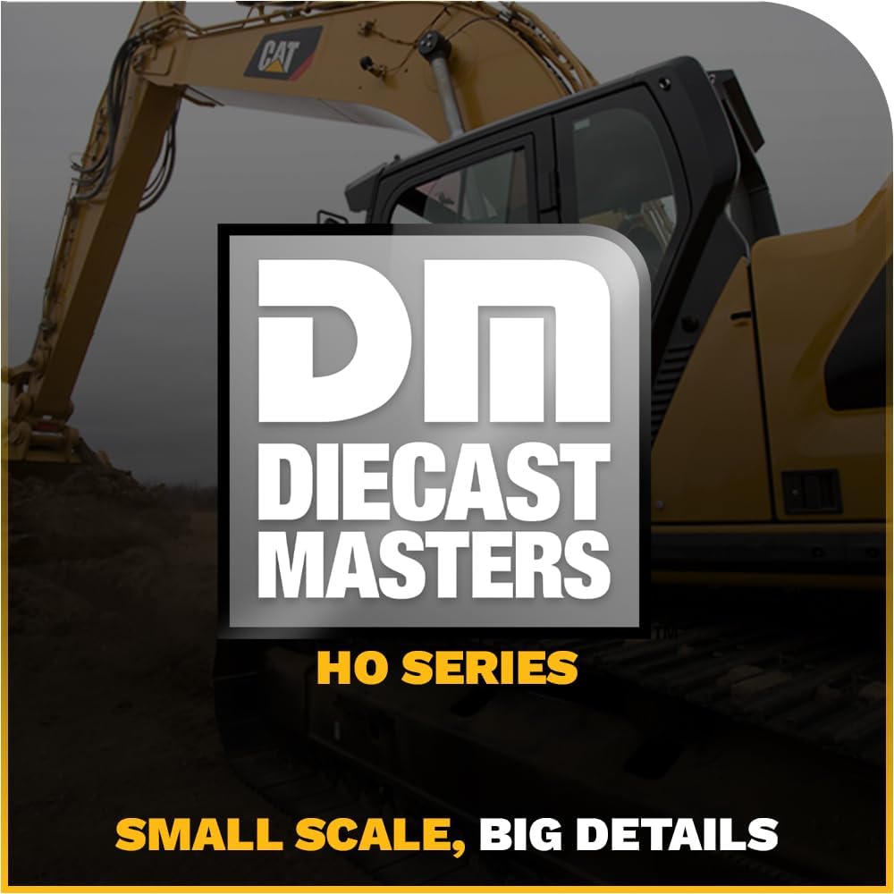Diecast Masters 85658 - Caterpillar Kettenbagger 336 Next Gen, detailgetreues H0 CAT Baufahrzeug in