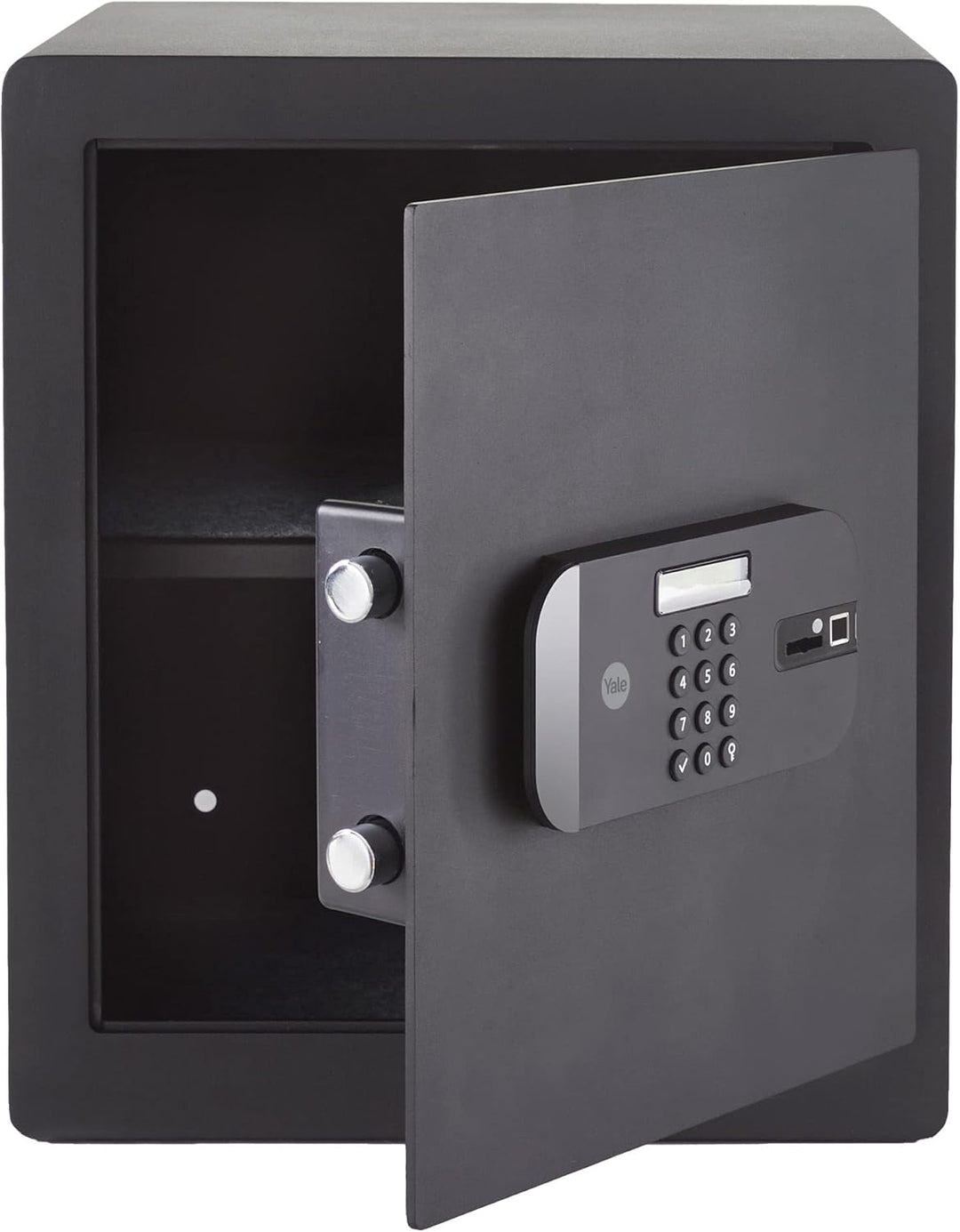 Yale Motorisierter Fingerabdruck-Tresor YSFB/400/EB1, 38,5L, Schwarz, mit PIN & Schlüssel, Hohe Sich